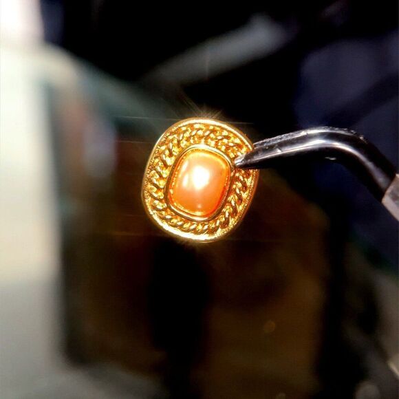 Pearl Earrings - Signed LCI - Picture 3 of 6